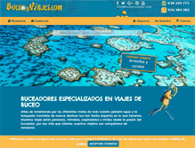 Tablet Screenshot of buceoyviajes.com